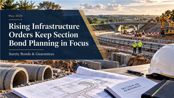 Rising Infrastructure Orders Keep Section Bond Planning in Focus